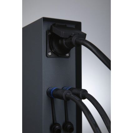Paulmann 94700 - Venkovní zásuvkový sloupek RIO 2Z SCHUKO 230V IP44