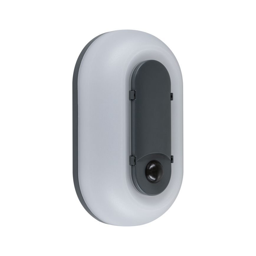 Paulmann 94958 - LED/18,5W IP65 Stmívatelné venkovní nástěnné svítidlo se senzorem pohybu a soumraku ELUNOR 230V 2200/3000/4000K antracit