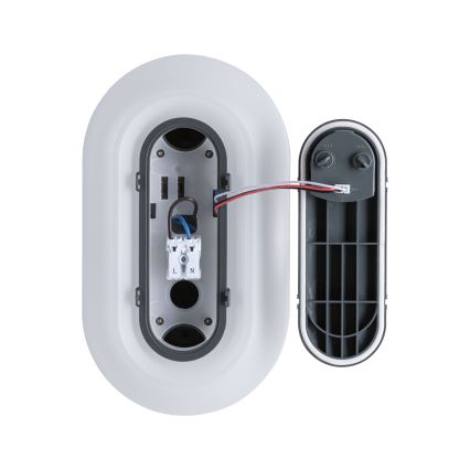 Paulmann 94958 - LED/18,5W IP65 Stmívatelné venkovní nástěnné svítidlo se senzorem pohybu a soumraku ELUNOR 230V 2200/3000/4000K antracit