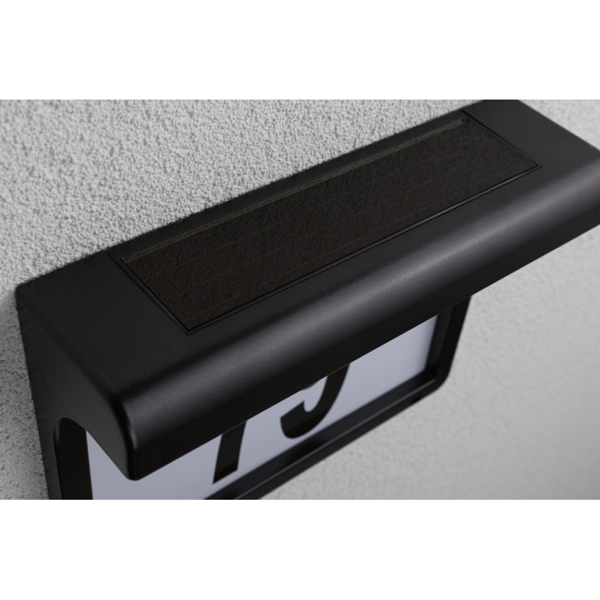 Paulmann 95388 - LED/0,05W IP44 Solární domovní číslo DAYTON 1,2V 600 mAh