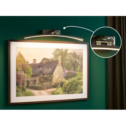 Paulmann 95561 - LED/10W Obrazové svítidlo BENTO 230V 50 cm mosaz