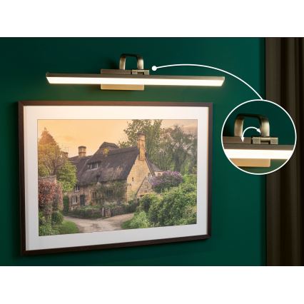 Paulmann 95570 - LED/11W Obrazové svítidlo RENAN 230V 60 cm mosaz