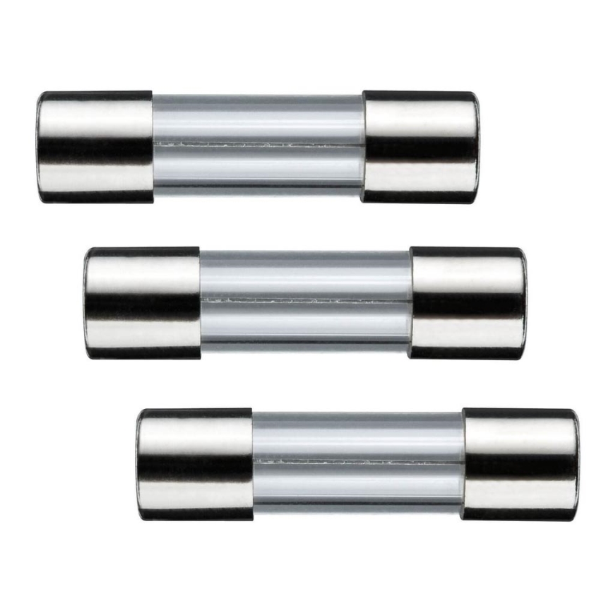 Paulmann 9799929 - SADA 3x Náhradní pojistka pro transformátory T1,6A