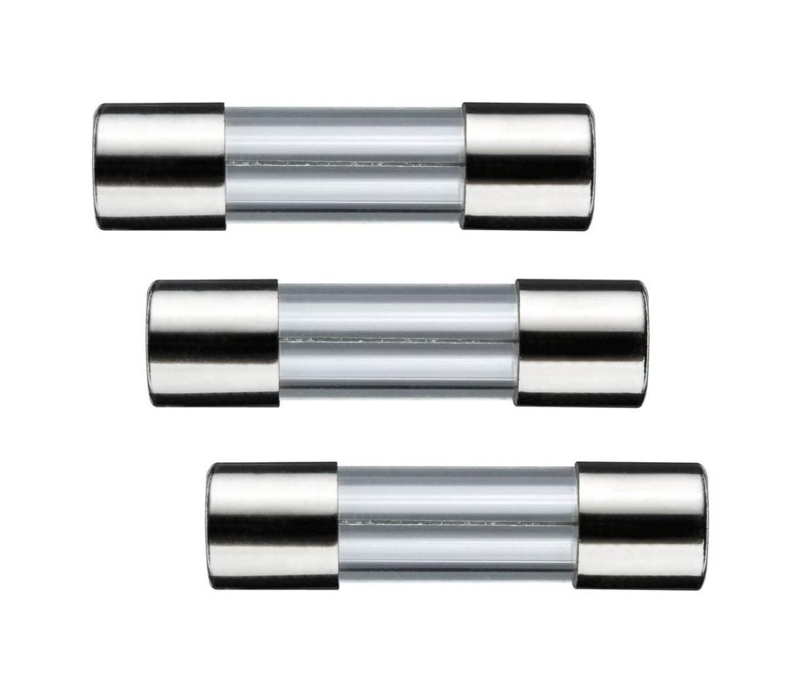 Paulmann Paulmann 9799929 - SADA 3x Náhradní pojistka pro transformátory T1,6A W0708