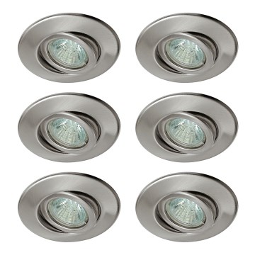Paulmann 98344 - SADA 6x Podhledové svítidlo QUALITY LINE 6xGU4/35W/230V/12V Paulmann 98344 - SADA 6x Podhledové svítidlo QUALITY LINE 6xGU4/35W/230V/12V