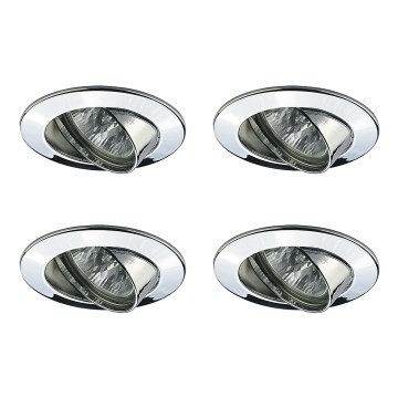 Paulmann 99456 - SADA 4x Koupelnové podhledové svítidlo PREMIUM LINE 4xGU5,3/35W/230V/12V Paulmann 99456 - SADA 4x Koupelnové podhledové svítidlo PREMIUM LINE 4xGU5,3/35W/230V/12V