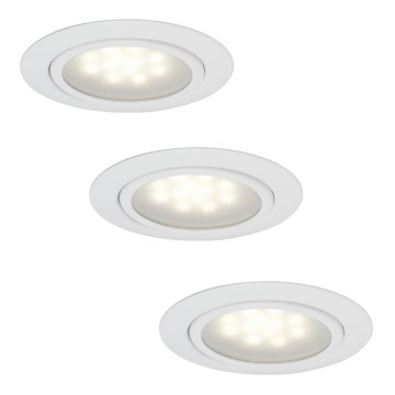 Paulmann 99815 - SADA 3x LED podhledové svítidlo MICRO LINE 3xLED/1W/230V/12V