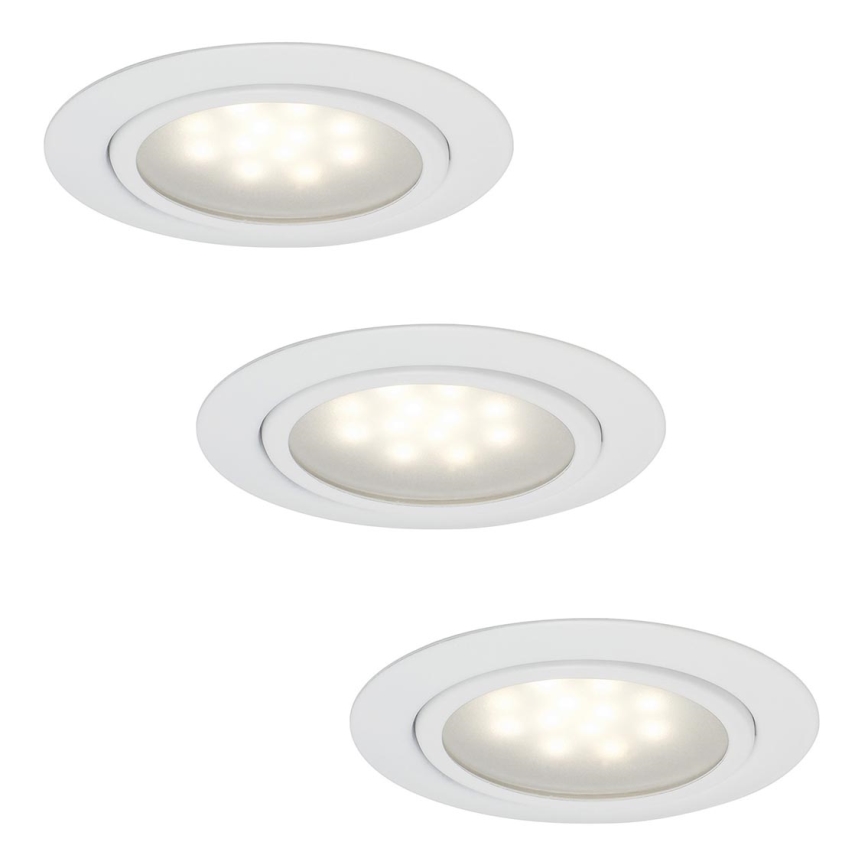 Paulmann 99815 - SADA 3x LED podhledové svítidlo MICRO LINE 3xLED/1W/230V/12V