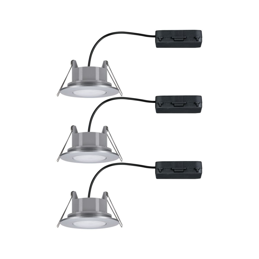 Paulmann 99933 - SADA 3x LED/5,2W IP65 Stmívatelné koupelnové podhledové svítidlo 230V