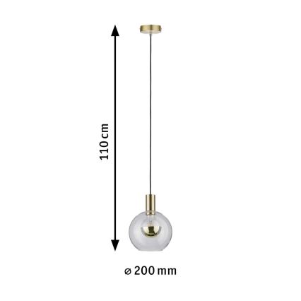 Paulmann -  Lustr na lanku ESBEN 1xE27/20W/230V