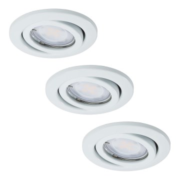 Paulmann - Nice Price 3443 - SADA 3xLED-GU10/3W podhledové svítidlo 3xGU10-LED/3W/230V Paulmann - Nice Price 3443 - SADA 3xLED-GU10/3W podhledové svítidlo 3xGU10-LED/3W/230V