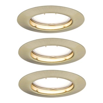 Paulmann - NICE PRICE 3952 - SADA 3xLED-GU10/3W Podhledové svítidlo STARR 230V