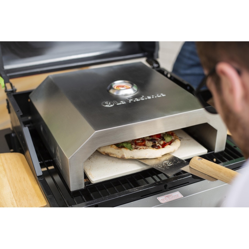 Pec na pizzu pro zahradní grily + keramicko-kamenná deska