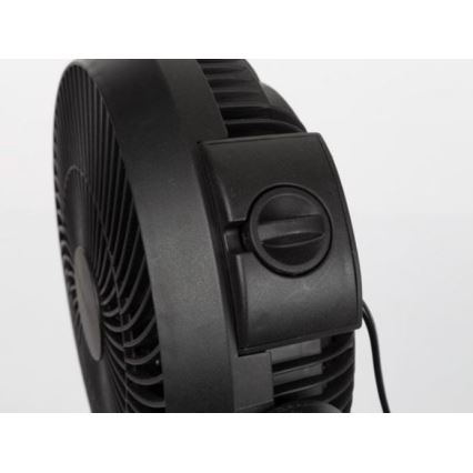 Perel - Stojanový ventilátor 2v1 35W/230V černá