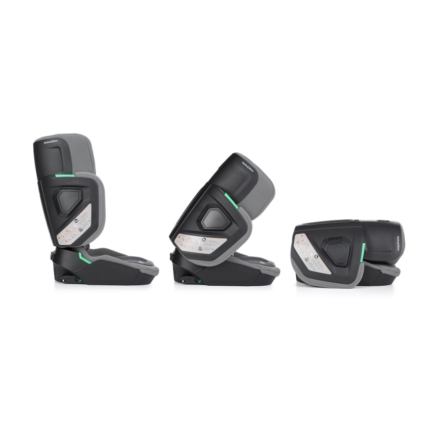 PETITE&MARS - Autosedačka FLEX PRO i-Size 100-150 cm (15-36 kg) šedá