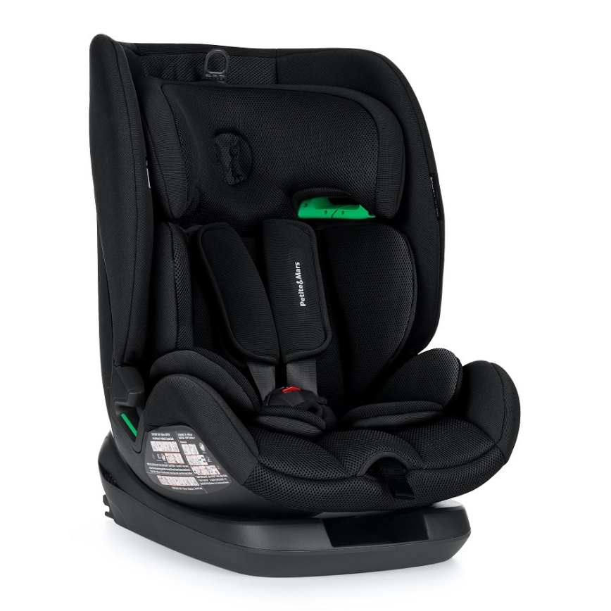 PETITE&MARS - Autosedačka PRIME PRO i-Size 76-150 cm (9-36 kg) černá