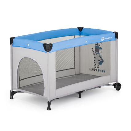 PETITE&MARS - Cestovní postýlka KOOT Zebra Super Power