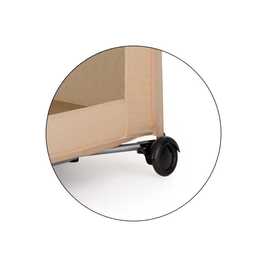 PETITE&MARS - Cestovní postýlka NYJA Urban Jungle Sand