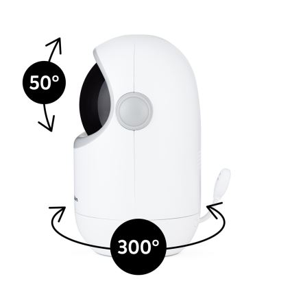 PETITE&MARS - Dětská chůvička s monitorem EVE 5.0 3,8V 3050 mAh