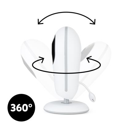 PETITE&MARS - Dětská chůvička s monitorem NANO 4.0 3,7V 1760 mAh