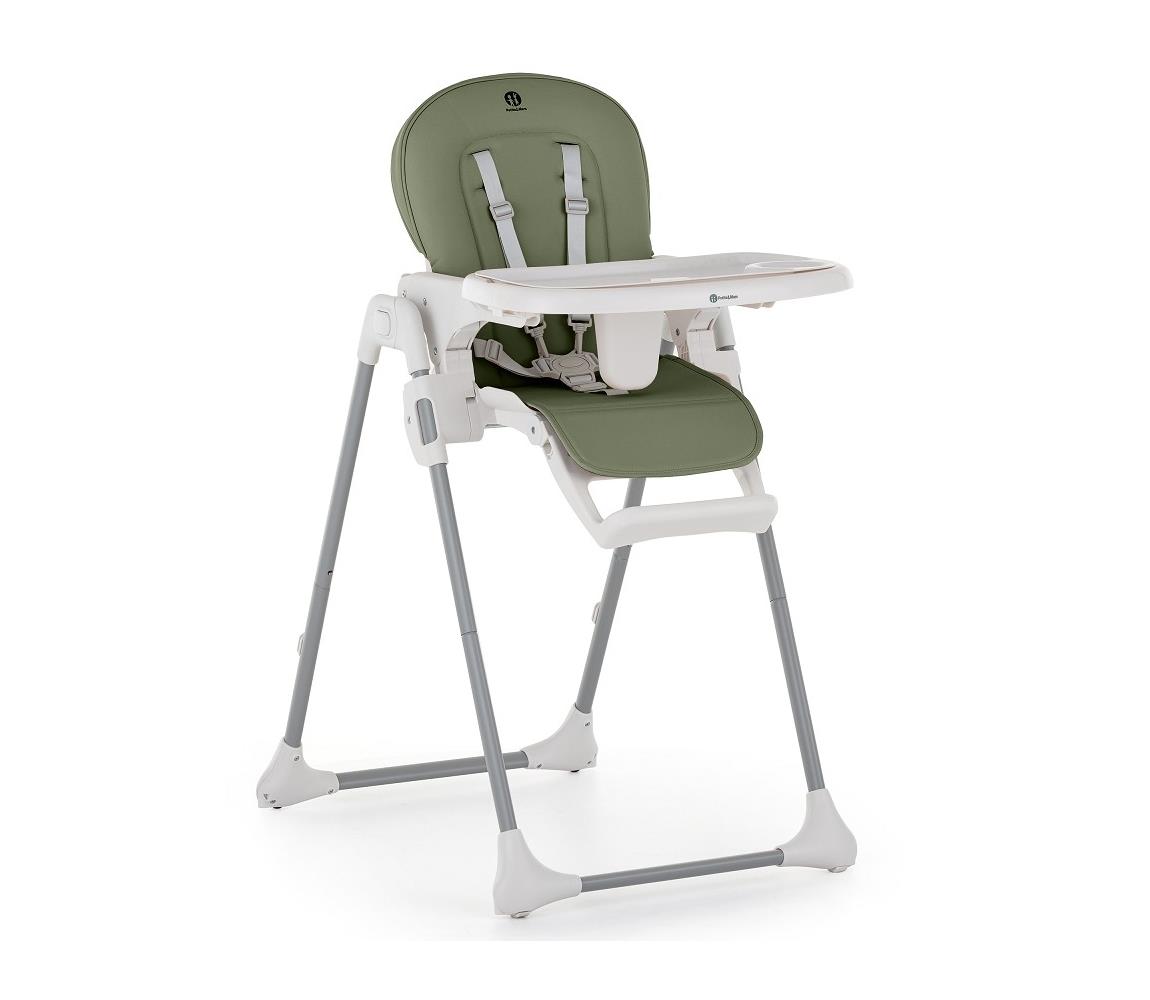 Petite&Mars PETITE&MARS - Dětská jídelní židle GUSTO zelená AG0428