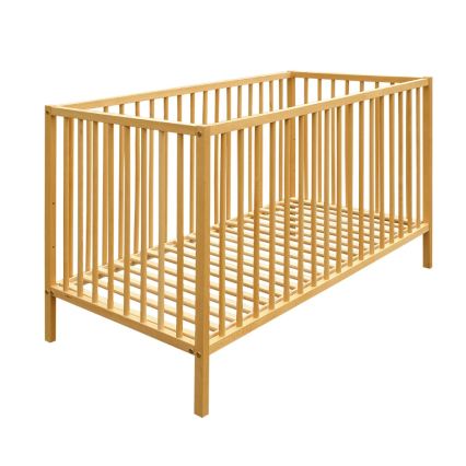 PETITE&MARS - Dětská postýlka NELA BEECH 120x60 cm buk