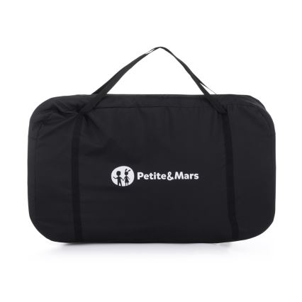 PETITE&MARS - Dětská postýlka NEXTIE tmavě šedá