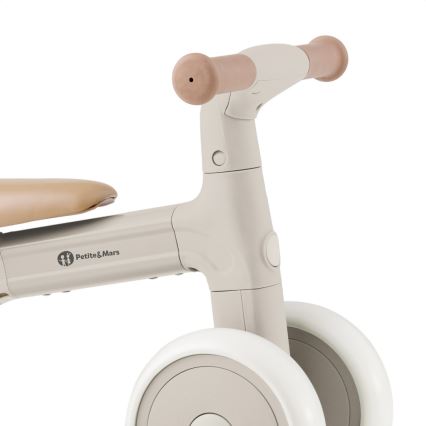 PETITE&MARS - Dětská tříkolka 3v1 BINGO Ivory White