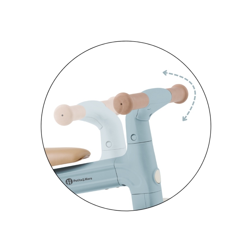 PETITE&MARS - Dětská tříkolka 3v1 BINGO Stering Blue