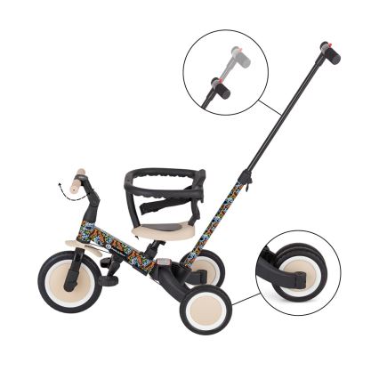 PETITE&MARS - Dětská tříkolka 5v1 TURBO LIMITED City Beat