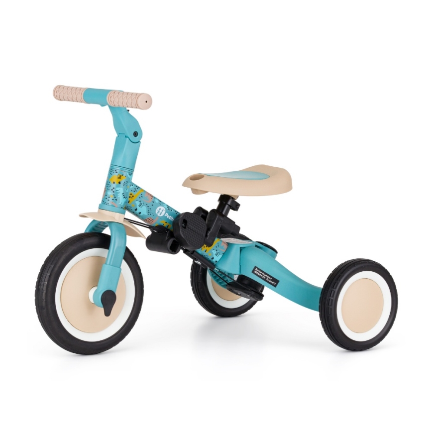 PETITE&MARS - Dětská tříkolka 5v1 TURBO LIMITED Dino Park