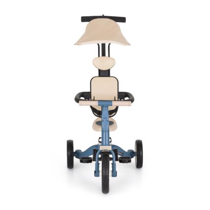 PETITE&MARS - Dětská tříkolka 5v1 TURBO PLUS Ocean Blue