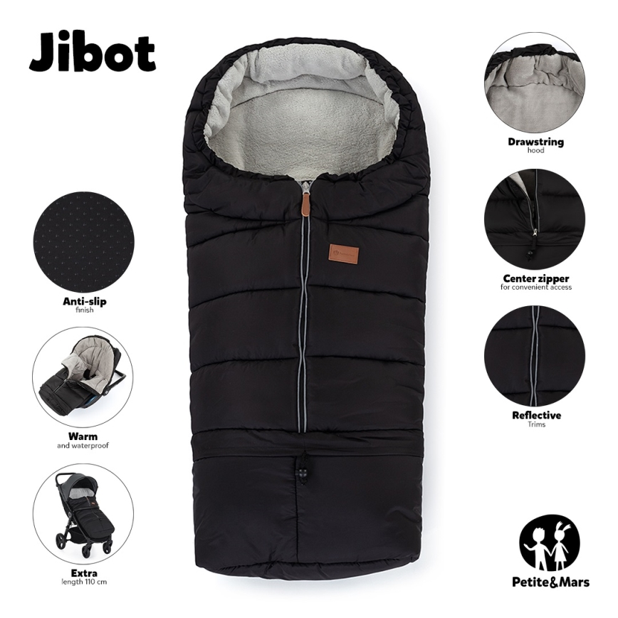 PETITE&MARS - Dětský fusak 3v1 JIBOT růžová