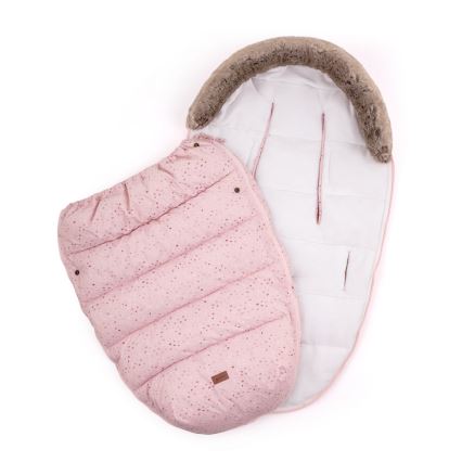 PETITE&MARS - Dětský fusak 4v1 COMFY Glossy Princess/White růžová