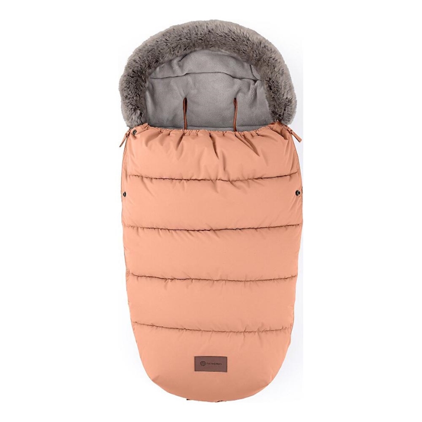 PETITE&MARS - Dětský fusak 4v1 COMFY Pastel Peach oranžová