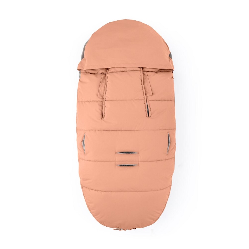 PETITE&MARS - Dětský fusak 4v1 COMFY Pastel Peach oranžová