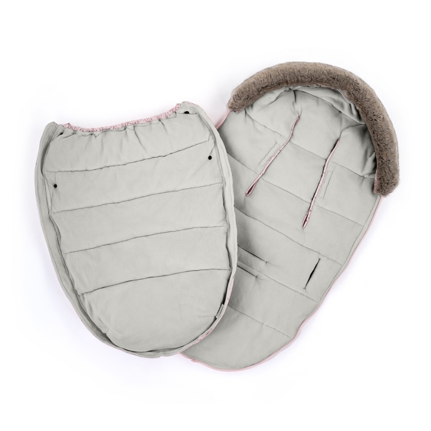 PETITE&MARS - Dětský fusak 4v1 COMFY Pastel Peach oranžová