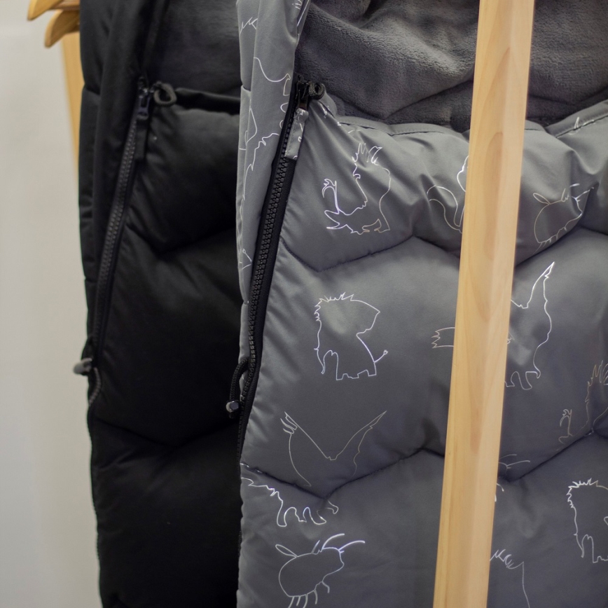 PETITE&MARS - Dětský fusak 4v1 WARMY šedá