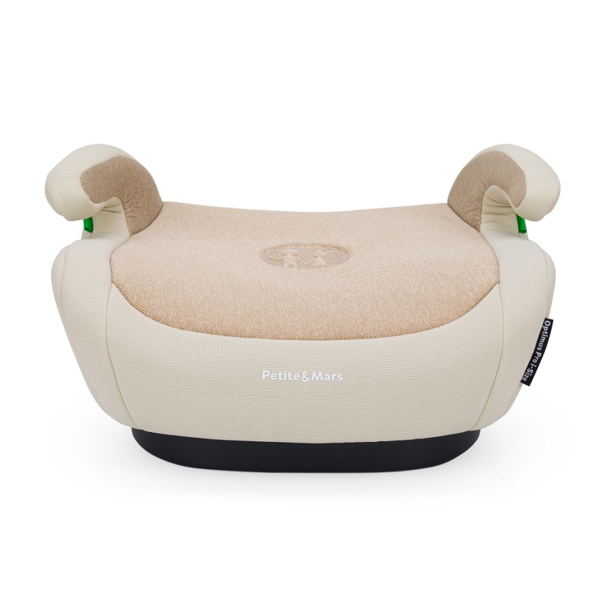 PETITE&MARS - Podsedák do auta OPTIMUS PRO i-Size 125-150 cm (22-36 kg) béžová