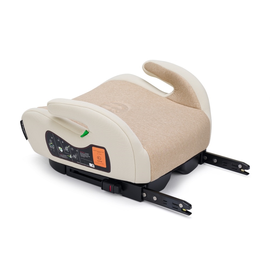 PETITE&MARS - Podsedák do auta OPTIMUS PRO i-Size 125-150 cm (22-36 kg) béžová