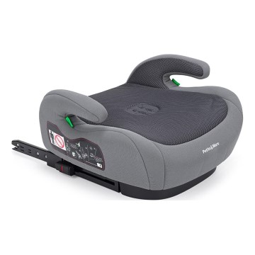 PETITE&MARS - Podsedák do auta OPTIMUS PRO i-Size 125-150 cm (22-36 kg) šedá