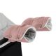 PETITE&MARS - SADA Dětský fusak 3v1 JIBOT + rukávníky na kočárek JASIE růžová