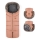 PETITE&MARS - SADA Dětský fusak 4v1 ARCTIC + rukávníky na kočárek FURRY Pastel Peach
