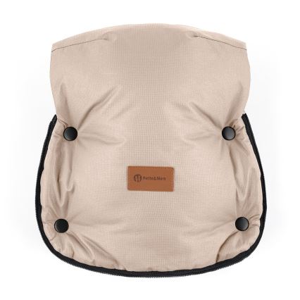 PETITE&MARS - SADA Dětský fusak 4v1 COMFY + rukávníky na kočárek FURRY Rose Petal