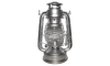 Petrolejová lampa 24 cm stříbrná