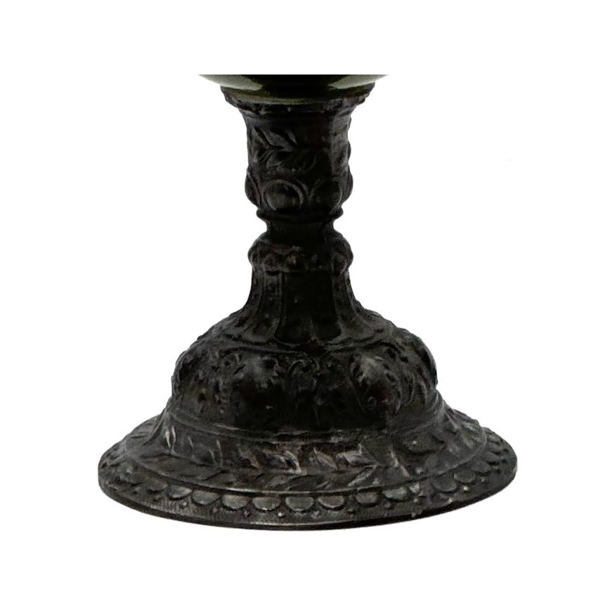 Petrolejová lampa BARBORA 54 cm lesní zelená