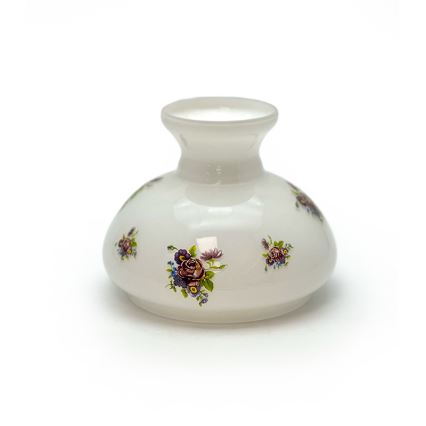 Petrolejová lampa KLÁRA 34 cm lesní zelená