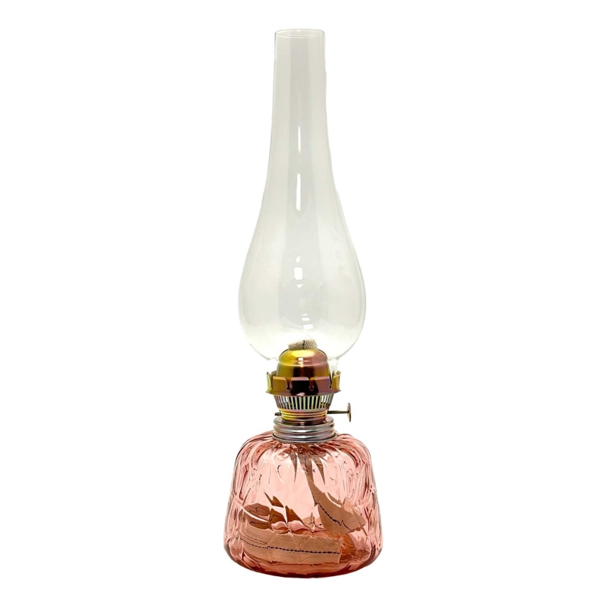 Petrolejová lampa POLY 38 cm měděná