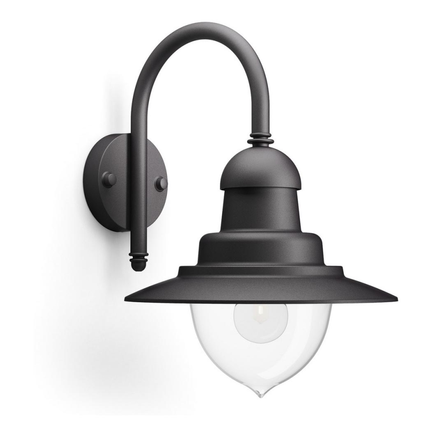 Philips 01652/30/PN - Venkovní nástěnné svítidlo MYGARDEN RAINDROP 1xE27/60W/230V IP44