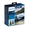 Philips 11342U91X2 -SADA 2x LED Autožárovka Ultinon 9100 H4 P43t-38/13,2W/12/24V 5800K